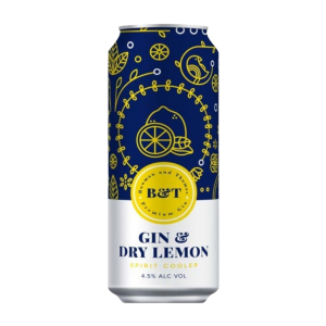 B&T - Gin & Dry Lemon 440ml