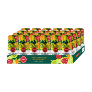 B&T - Vodka, Kiwi, Peach & Strawberry 440ml (24 Pack)