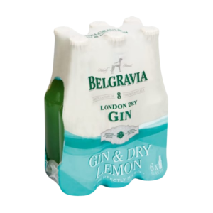 Belgravia - Gin & Dry Lemon 275ml (6 Pack)