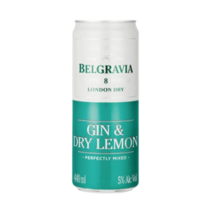 Belgravia - Gin & Dry Lemon 440ml