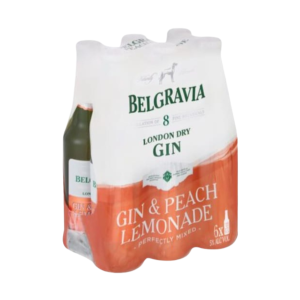 Belgravia - Gin & Peach Lemonade 275ml (6 Pack)