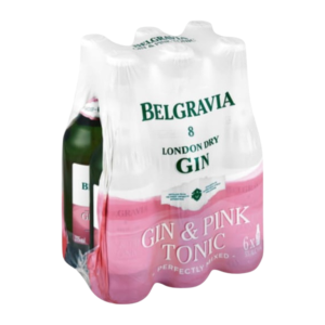 Belgravia - Gin & Pink Tonic 275ml (6 Pack)