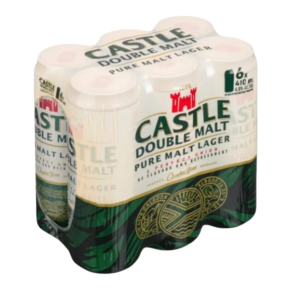 Castle - Double Malt Lager 410ml (6 Pack)