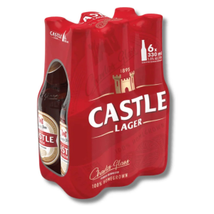 Castle Lager 330ml (6 Pack)