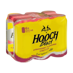 Hooch Blast - Strawberry Flavoured 440ml (6 Pack)