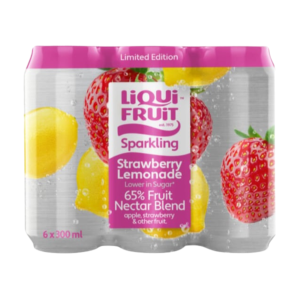 Liqui-Fruit - Sparkling Strawberry Lemonade 300ml (6 Pack)