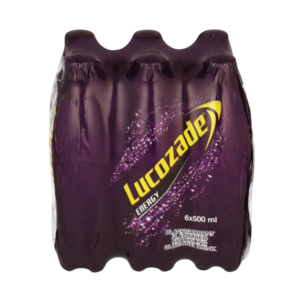 Lucozade - Blackcurrant Flavoured  500ml (6 Pack)