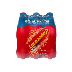 Lucozade - Original Flavoured 500ml (6 Pack)