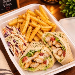 Chicken Mayo Wrap & Chips
