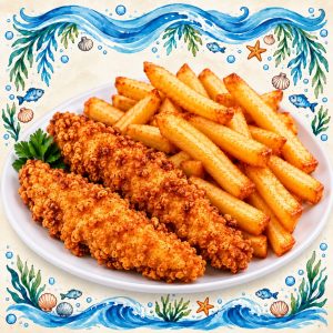 Chicken Strips (2) & Chips