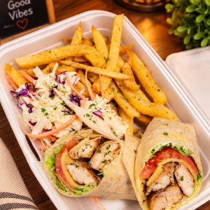 Crispy Chicken Wrap & Chips