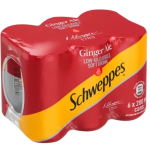 Schweppes - Gingerale (6 Pack) - 200ml
