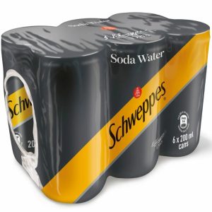 Schweppes - Soda Water (6 Pack) - 200ml